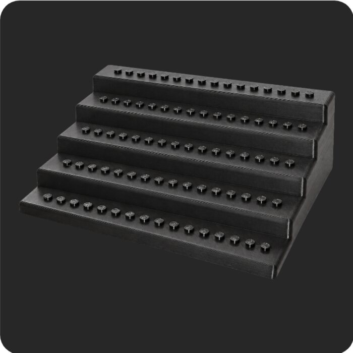 3D printed tiered display stand