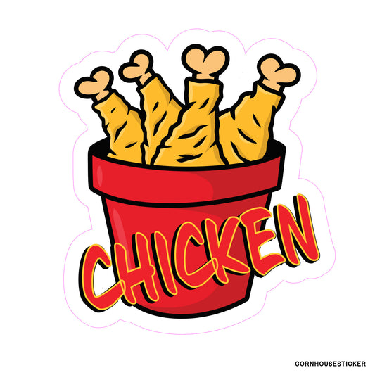 Chicken | Durable, Weatherproof Vinyl Decal