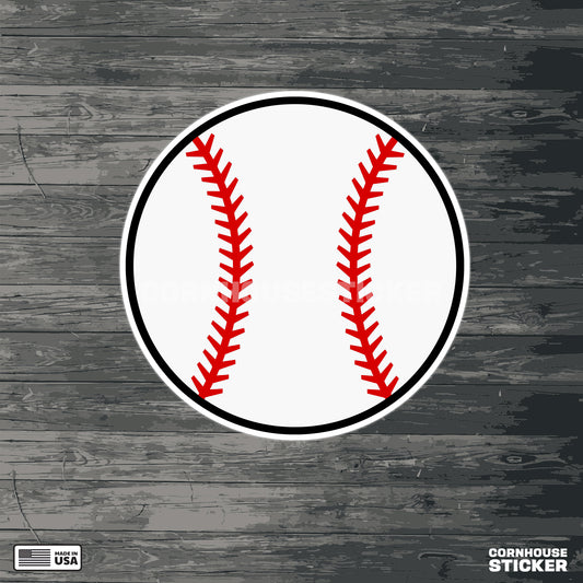 Baseball | Durable, Weatherproof Vinyl Decal