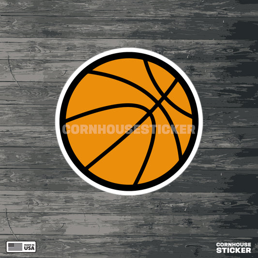 Basketball | Durable, Weatherproof Vinyl Decal