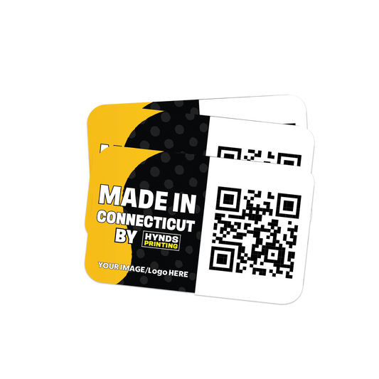 QR CODE LOGO STICKERS