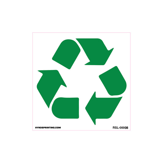 Recycle sticker