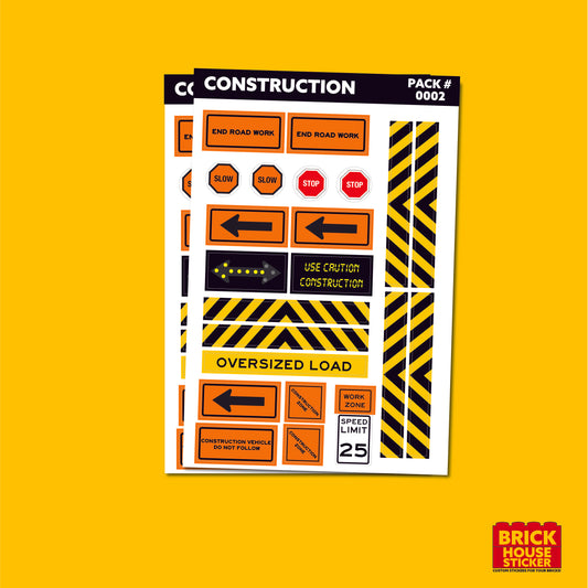 Construction sticker pack #2