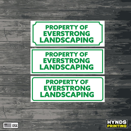 Landscaping asset tags