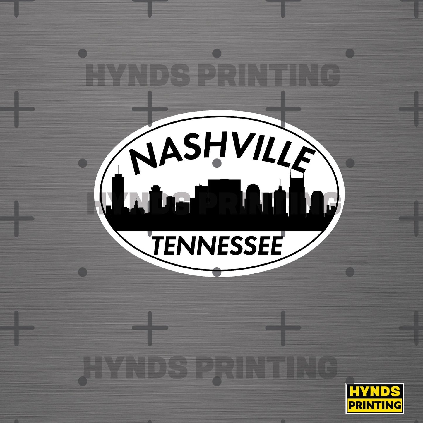 Nashville, Tennessee Vinyl decal weatherproof