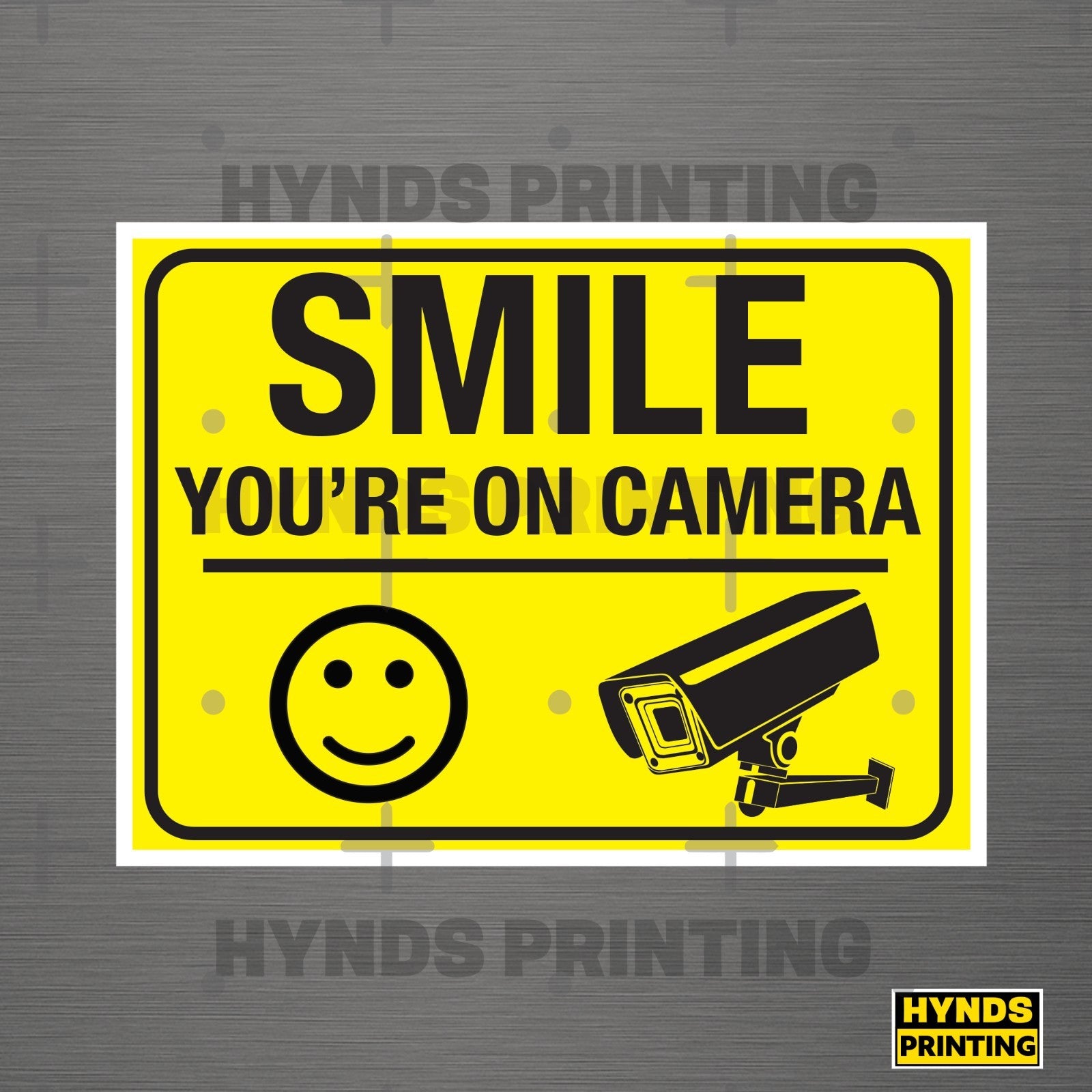 Smile you're on camera, Weatherproof Vinyl Decal
