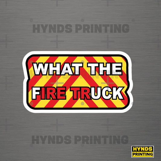 What the fire truck | Durable, Weatherproof Vinyl Decal