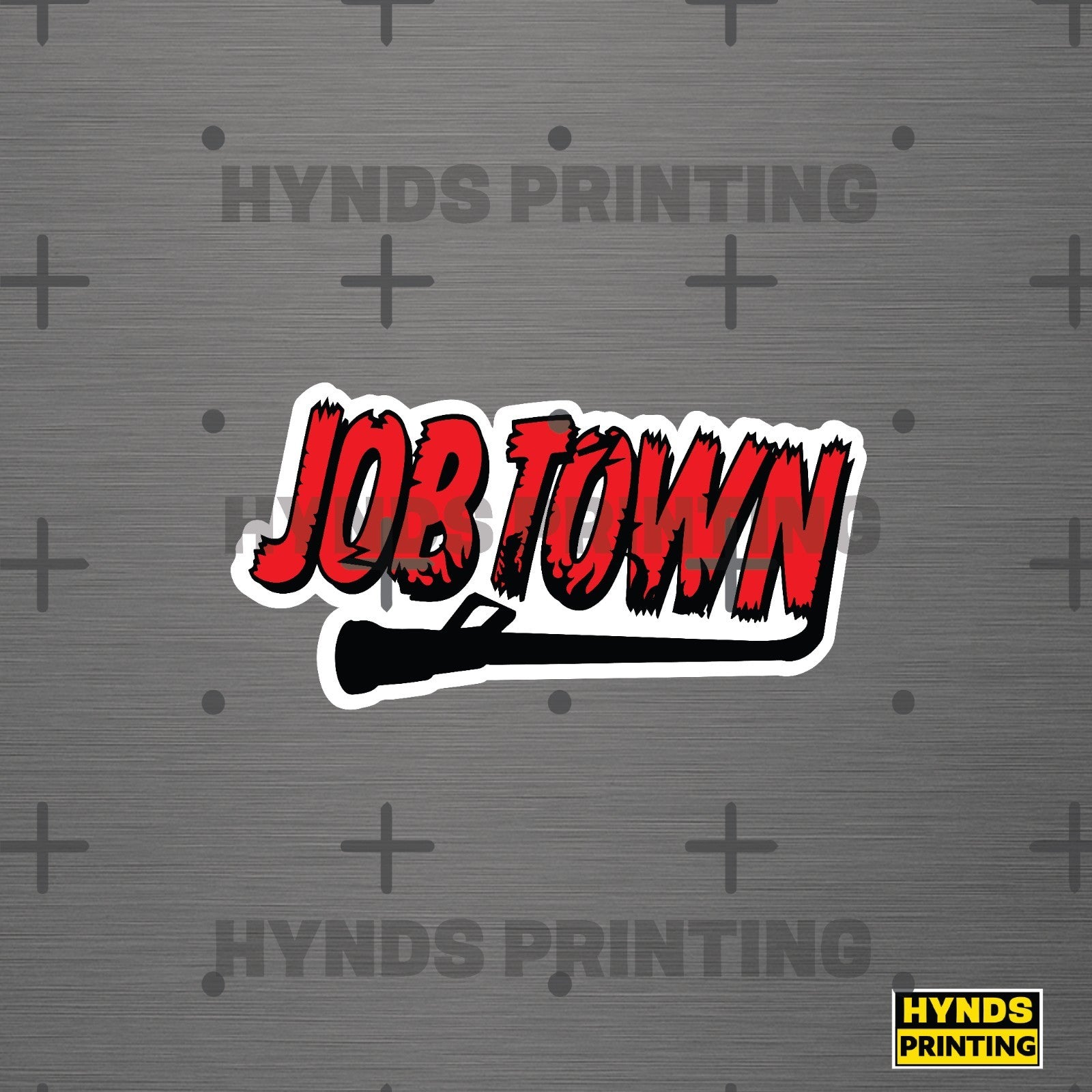 Jobtown FireHose  . | Durable, Weatherproof Vinyl Decal