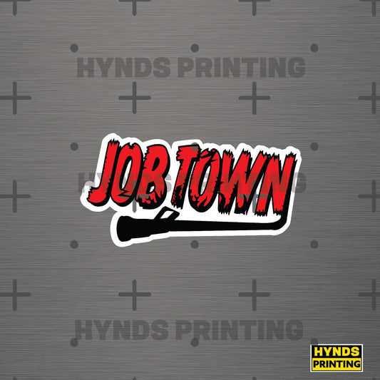 Jobtown FireHose  . | Durable, Weatherproof Vinyl Decal
